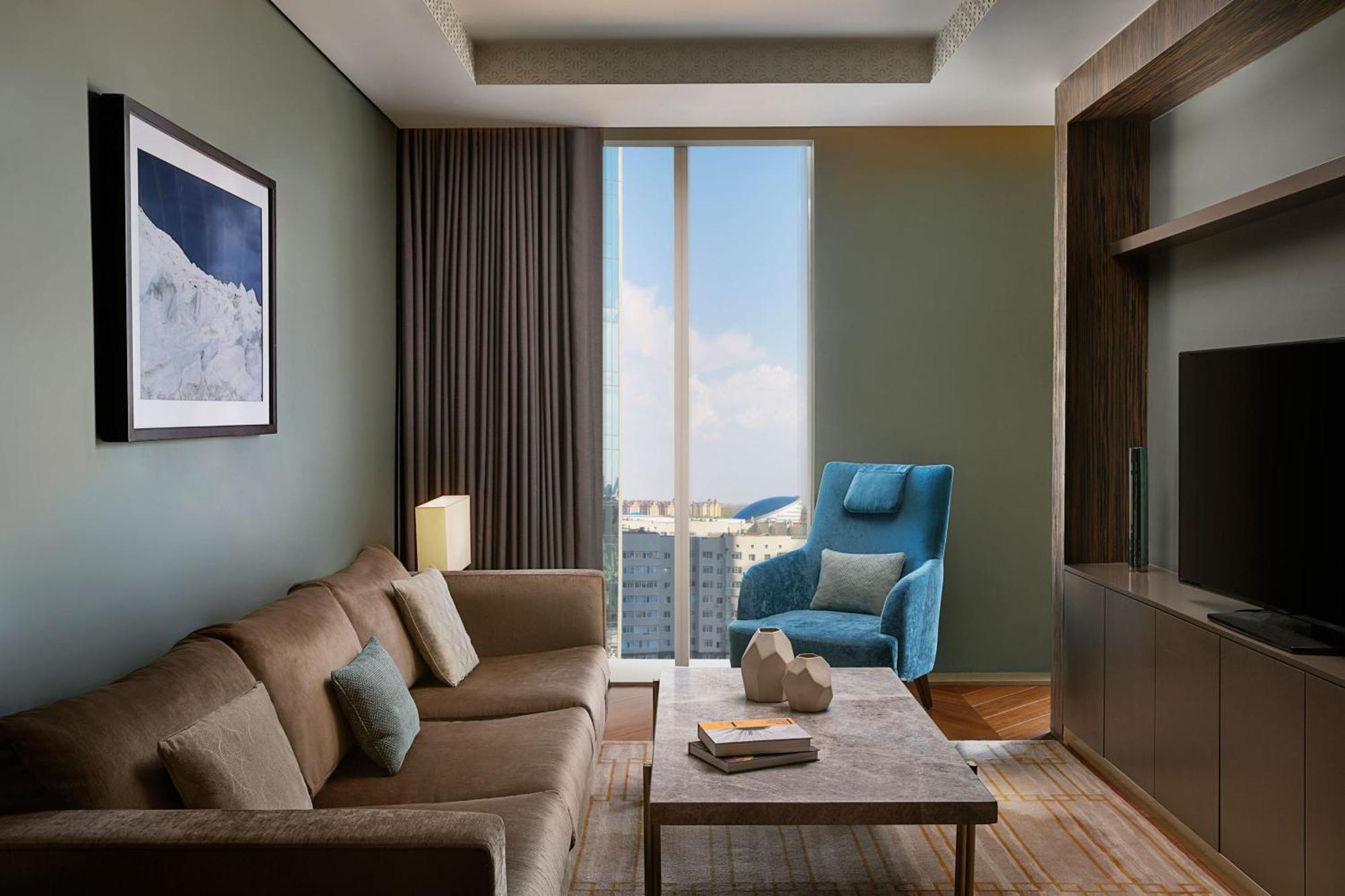 Sheraton Astana Hotel Exterior foto Living room